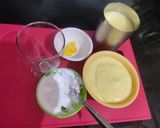 A picture of step 1 of Sweet Mango Lassi.