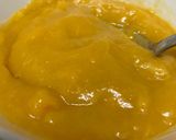 A picture of step 1 of Mango cream dessert.