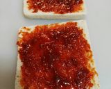 Foto del paso 4 de la receta Sándwich de sobrasada con miel y queso Havarti