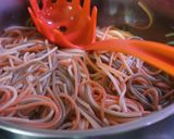 Shiitake gombás pirított tészta recept fázis 1 fotója