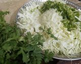 A picture of step 2 of Onion, cabbage pakora😃😃.