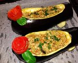 Pas rețetă "Pantofii prințesei"😁 sau vinete umplute cu carne și legume 5 fotografie