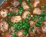 A picture of step 5 of Cabbage Manchurian.