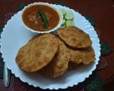 बेडमी पूरी और आलू की सब्जी रेसिपी चरण 8 फोटो