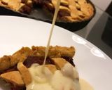 Szilvás pite vanília öntettel recept fázis 4 fotója