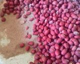 A picture of step 6 of Njugu karanga (roasted peanuts).