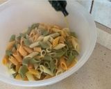 Foto del paso 2 de la receta Ensalada de pasta con pavo al ajillo | ¡Plato de aprovechamiento!