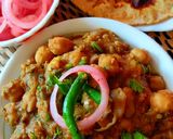 A picture of step 5 of Pindi Chole.