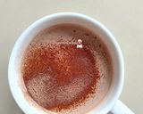Gambar langkah 6 resipi Hot Chocolate Hazelnut Cinnamon.
