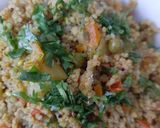 A picture of step 5 of Kodo Millet khichdi.