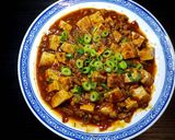 Hình bước làm 11 của món Mapo tofu (đậu hũ sốt cay Tàu)