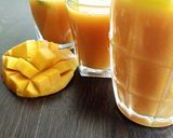 A picture of step 1 of Mango juice.