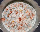 A picture of step 4 of Corn Palak Semolina Dhokla.