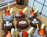 Foto langkah ke 4 dari resep Pudding Susu Coklat Oreo (MINI BIRTHDAY).