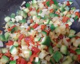 Foto del paso 3 de la receta: Tortilla de verduras en la flip