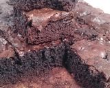 Foto langkah ke 8 dari resep Chewy Fudgy Shiny Brownies Takaran Sdm.