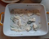 A picture of step 4 of Lasagna with Spinach, Mozzarella, and Ham.