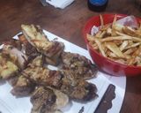 Foto del paso 8 de la receta: Pechugas de pollos a la mostaza y matambrito de cerdo a la pizza