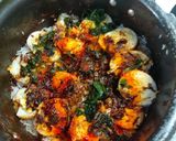 A picture of step 4 of Chicken egg biryani.