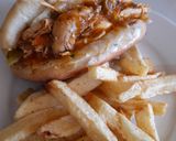 Foto del paso 7 de la receta: Sandwich de pollo con fritas