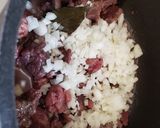 A picture of step 5 of Beef Stew for Serving with Gnocchi.