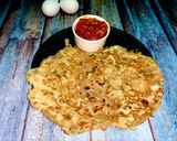 முட்டை சப்பாத்தி மற்றும் தக்காளி தொக்கு (Muttai chappathi and thakkali thokku recipe in tamil) ரெசிபி ஸ்டேப் 7 புகைப்படம்