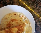 A picture of step 5 of 30g protein, gluten free crepes.