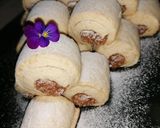 Pas rețetă Cornulețe cu gem de caise și nuca 🥐(de post) 7 fotografie
