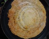 A picture of step 9 of Moong dal chilla.