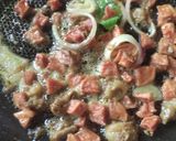 A picture of step 4 of Fried/steam dolman (cabbage roll)🥰.