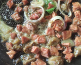 A picture of step 4 of Fried/steam dolman (cabbage roll)🥰.