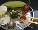 A picture of step 3 of Sabzi Lauki Dahiwali.