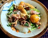 Hình bước làm 8 của món Bánh ướt lòng gà
