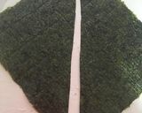 Foto del paso 1 de la receta: Cucurucho crujiente de Nori, atún y gulas con “mahonesa” de aguacate, lima y miel
