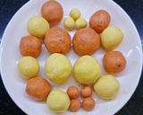 Hình bước làm 3 của món Chè trôi nước đoàn viên