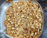 A picture of step 7 of Peanut jaggery chikki.