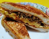 รูปขั้นตอนการทำที่ 10 ของ Patty Melt (แซนด์วิชเนื้อบดและชีส)