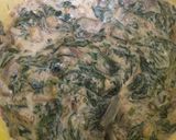 Foto del paso 5 de la receta: Quiche de espinacas, champiñones y queso ricotta con base de boniatos