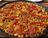 A picture of step 18 of Paella Mixta (Señoret).
