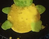 A picture of step 5 of Teddy pan cake.