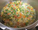 A picture of step 5 of Green Chutney Pulao with Corn.