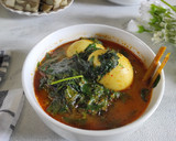 Foto langkah ke 5 dari resep Gulai Daun Singkong + Telur.