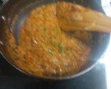 A picture of step 2 of Paneer capsicum masala.