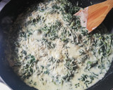Foto del paso 4 de la receta: Pasta con crema de espinacas y nueces🌱