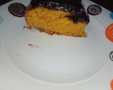 A picture of step 3 of Carrot cake with chocolate ganache.