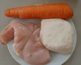 Foto langkah ke 1 dari resep Bola - bola Ayam Tahu Sutra.