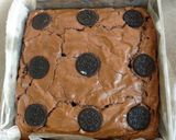 A picture of step 6 of Oreo & Chocolate Brownie 🍫🍫🍫.