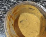 A picture of step 1 of Dahi phulki.