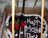 Foto langkah ke 7 dari resep Kue ultah 2 telur (brownis coklat).