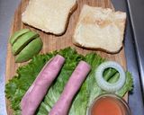 Foto del paso 1 de la receta: Sándwich 🥪 jr🍴